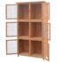 vidaXL Animal Rabbit Cage 6 Rooms Wood - Image 3