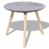 vidaXL Two Piece Side Table/Coffee Table Set 55 cm&44 cm Concrete Grey - Image 2