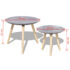vidaXL Two Piece Side Table/Coffee Table Set 55 cm&44 cm Concrete Grey - Image 7