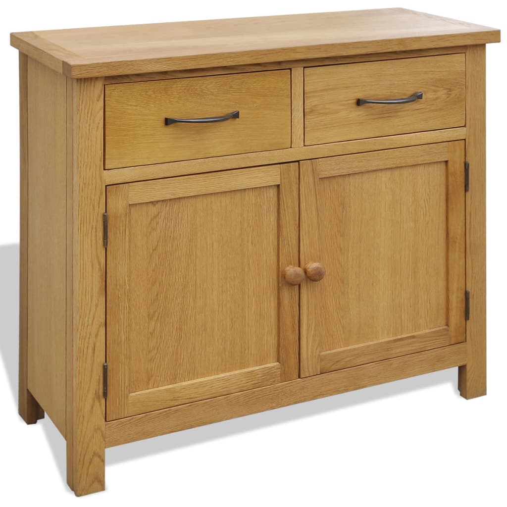 8718475969747_a_en_hd_1 vidaXL Sideboard 90x33.5x83 cm Solid Oak Wood - Image 1