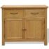 vidaXL Sideboard 90x33.5x83 cm Solid Oak Wood - Image 2