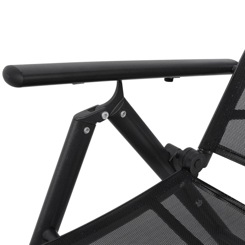 8718475969914_g_en_hd_3 vidaXL Folding Sun Lounger Aluminium Black - Image 4