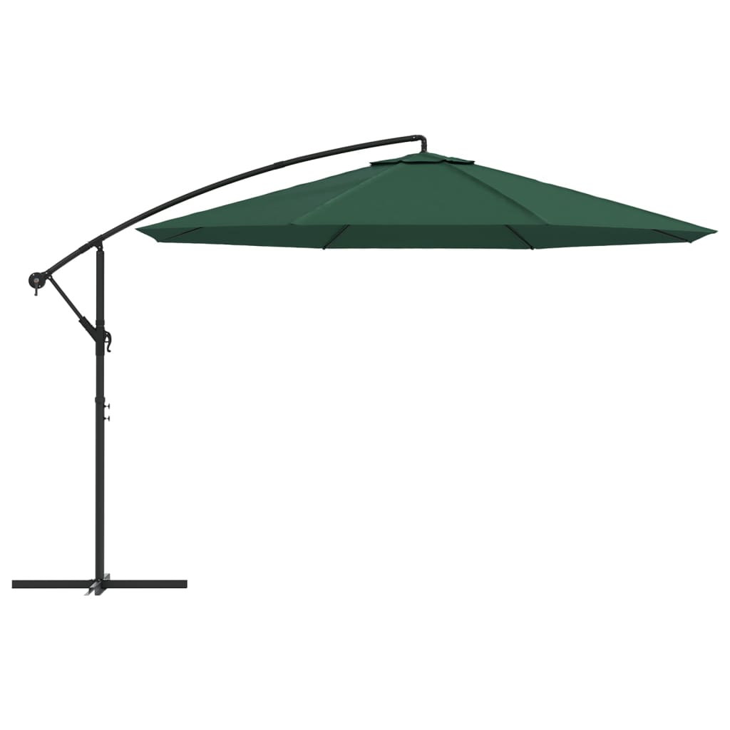8718475971078_g_en_hd_1 vidaXL Cantilever Garden Parasol 3.5 m Green - Image 3