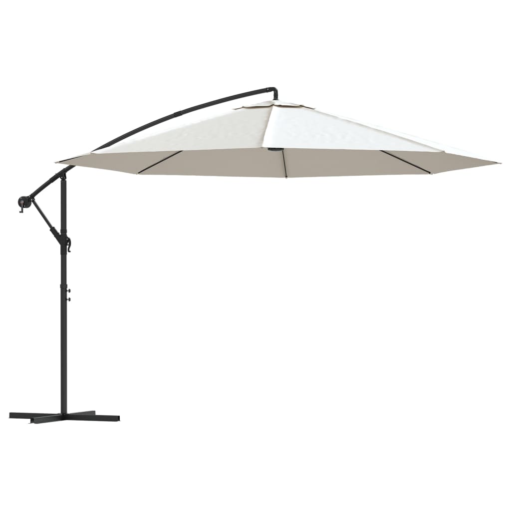 8718475971092_a_en_hd_1 vidaXL Cantilever Garden Parasol 3.5 m Sand White - Image 2