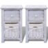 vidaXL Bedside Cabinets 2 pcs Wood White - Image 4
