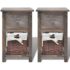 vidaXL Bedside Cabinets 2 pcs Wood Brown - Image 4