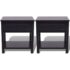 vidaXL Bedside Cabinets 2 pcs Wood Black - Image 4