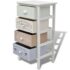 vidaXL French Storage Cabinet 4 Drawers Wood - Image 5