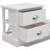 vidaXL French Bedside Cabinets 2 pcs White - Image 5