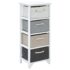 vidaXL Storage Cabinet 4 Drawers Wood - Image 2