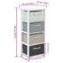 vidaXL Storage Cabinet 4 Drawers Wood - Image 9