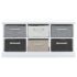 vidaXL Storage Bench 6 Drawers Wood - Image 3