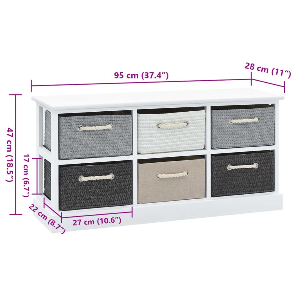 8718475971450_g_en_hd_6 vidaXL Storage Bench 6 Drawers Wood - Image 8