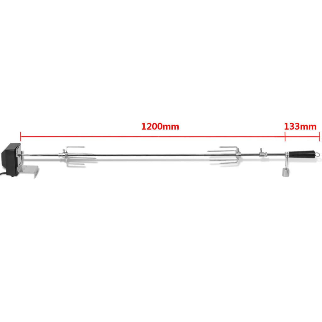 8718475972167_g_en_hd_6 vidaXL BBQ Rotisserie Spit with Motor Steel 1200 mm - Image 7
