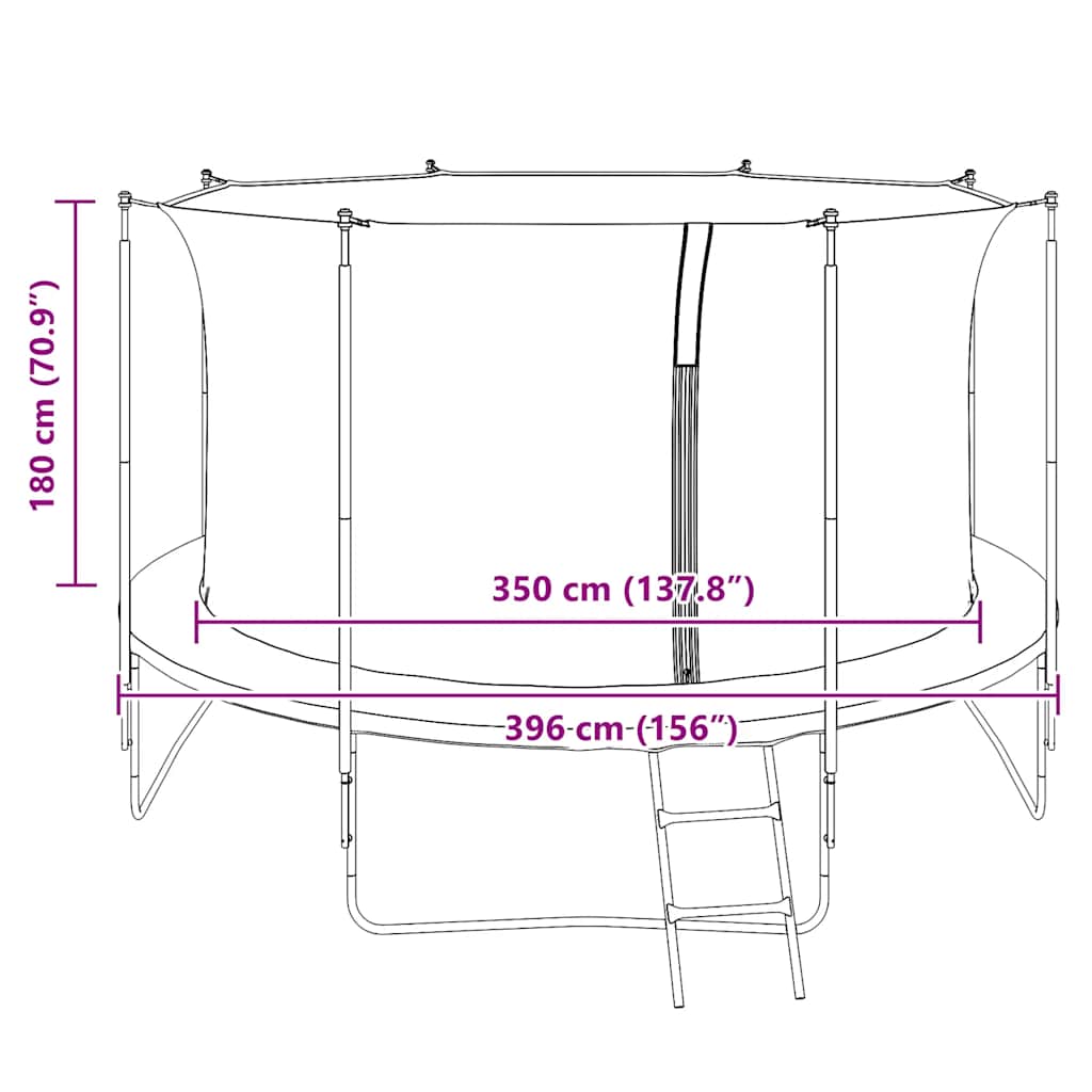 8718475972259_g_en_hd_7 Safety Net  for 3.96 m Round Trampoline - Image 9