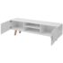 vidaXL TV Stand MDF 150x35x48.5 cm High Gloss White - Image 4