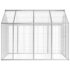 vidaXL Outdoor Aviary Aluminium 178x242x192 cm - Image 2