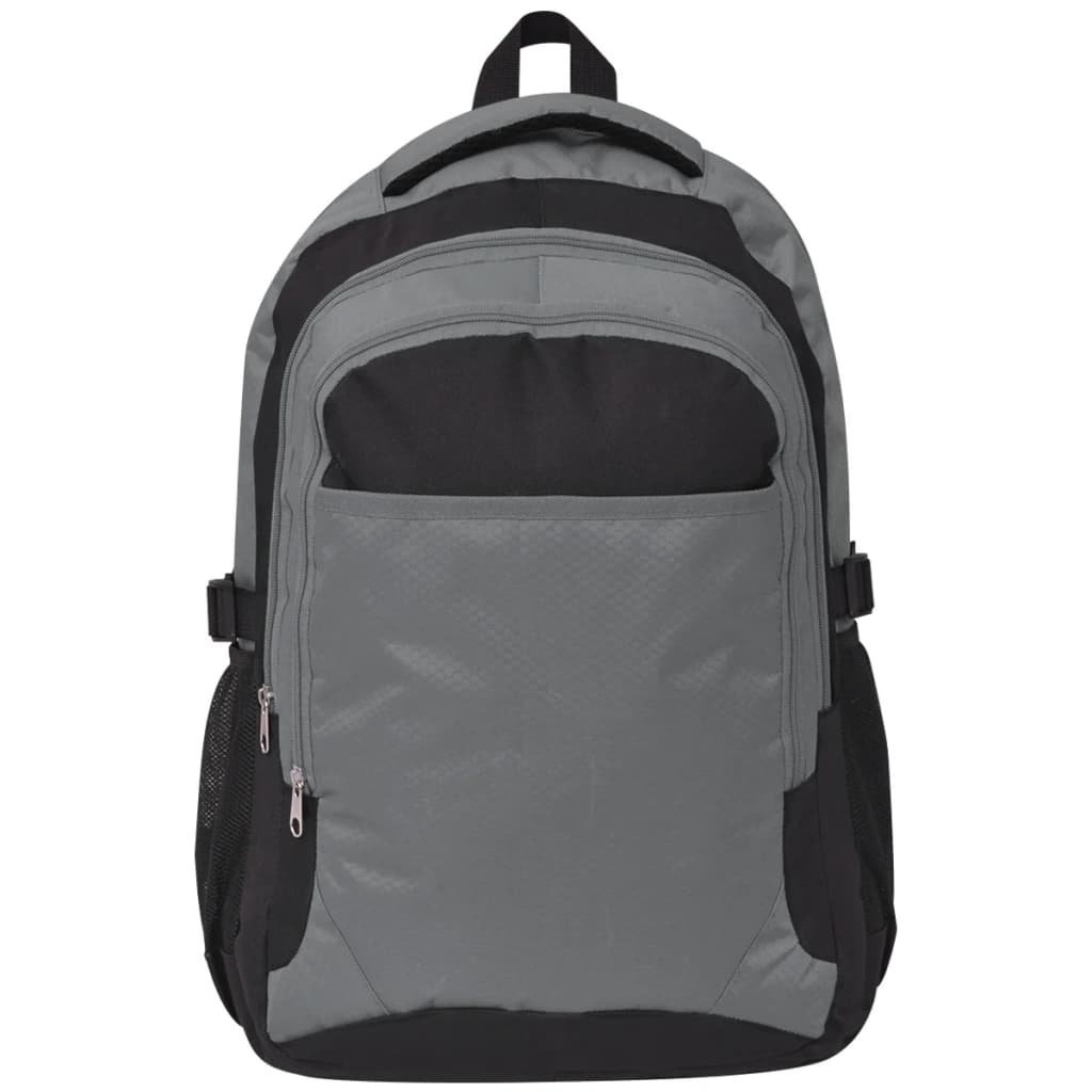 8718475973546_g_en_hd_1 vidaXL School Backpack 40 L Black and Grey - Image 2