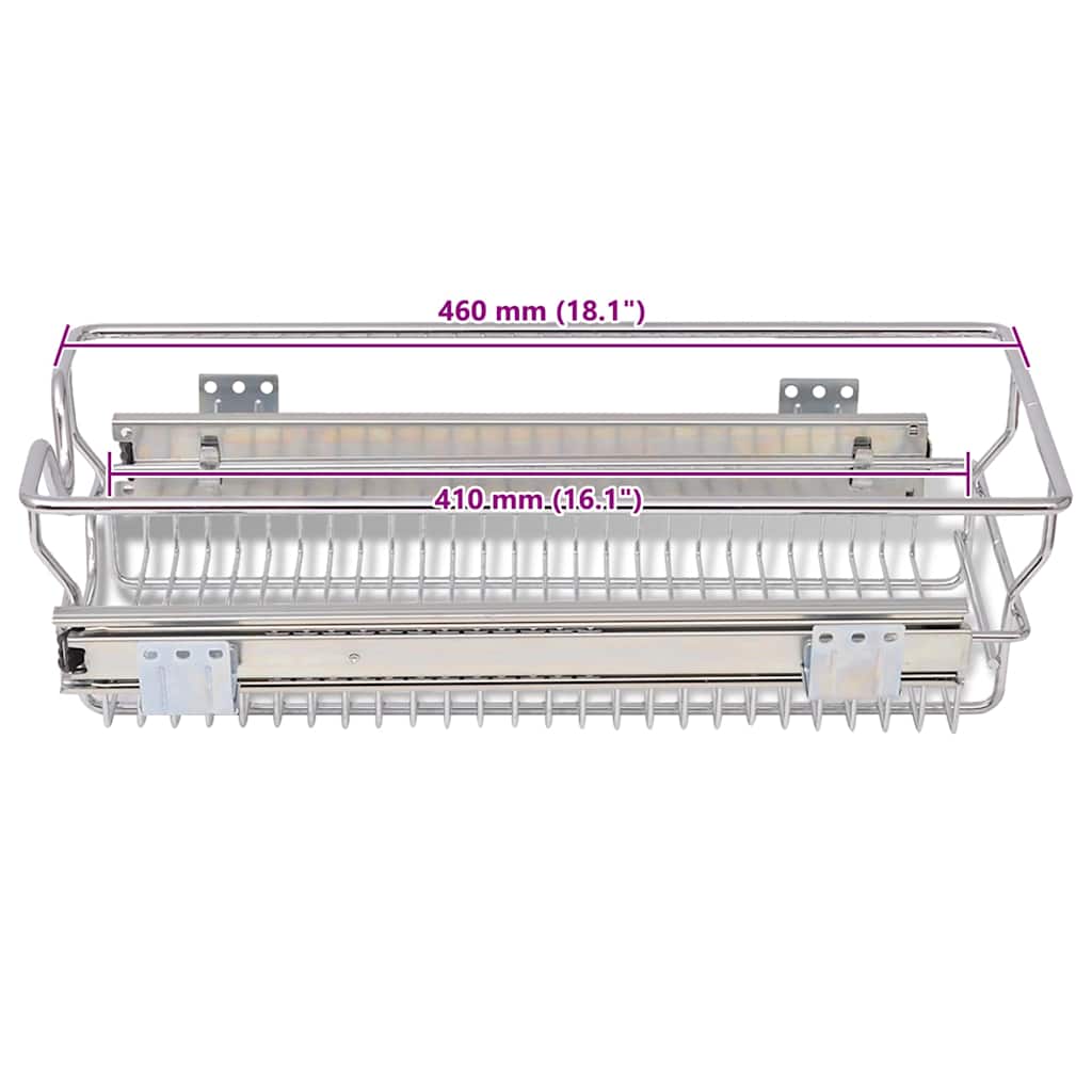 8718475973577_g_en_hd_7 vidaXL Pull-Out Wire Baskets 2 pcs Silver 300 mm - Image 9