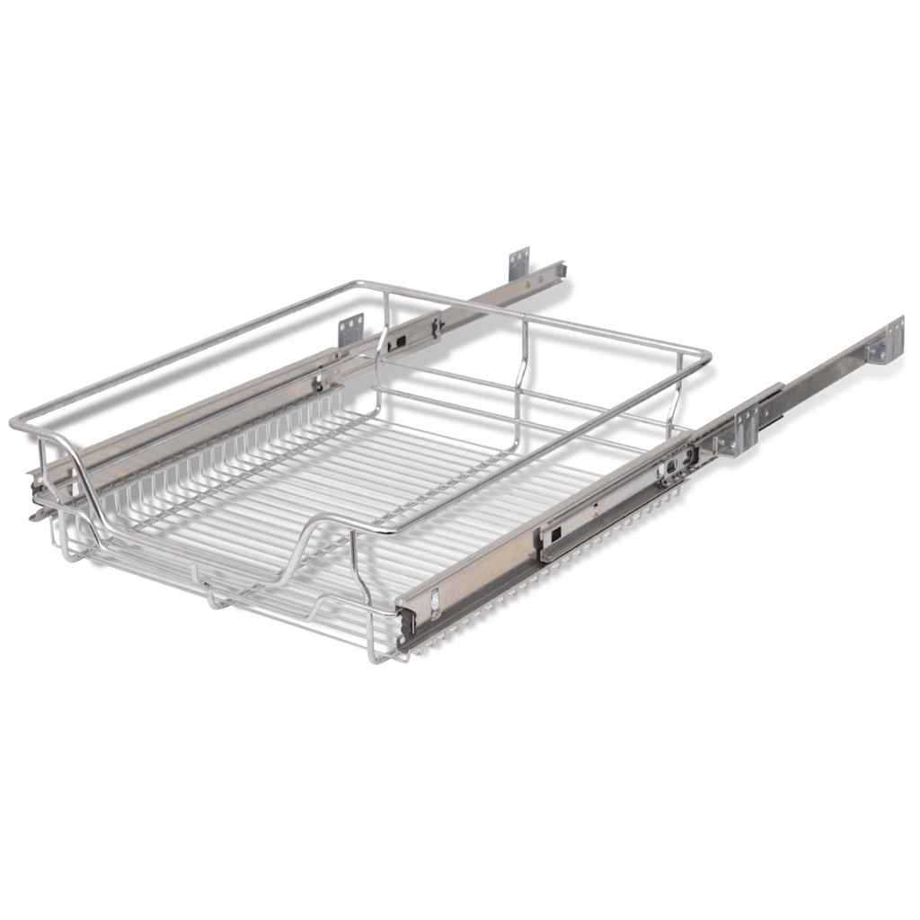 8718475973591_g_en_hd_4 vidaXL Pull-Out Wire Baskets 2 pcs Silver 500 mm - Image 6