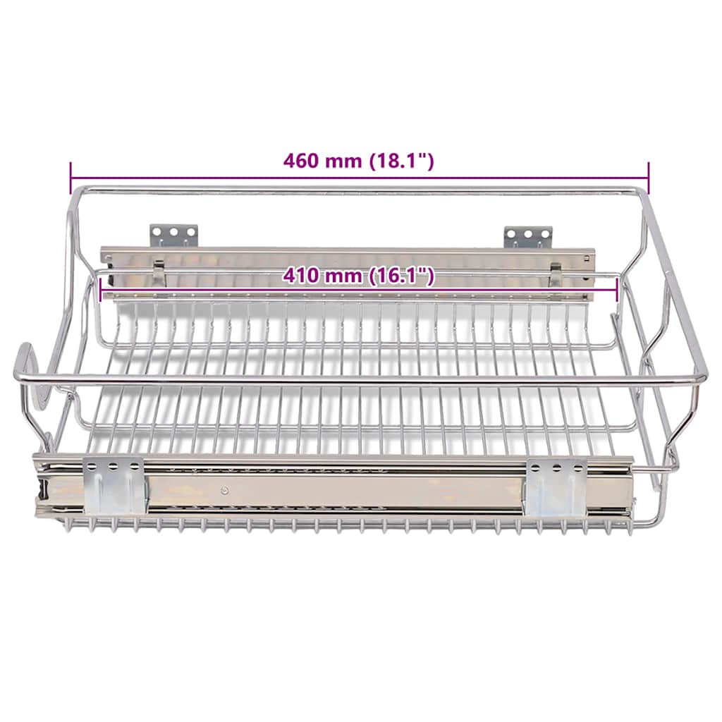 8718475973591_g_en_hd_7 vidaXL Pull-Out Wire Baskets 2 pcs Silver 500 mm - Image 9