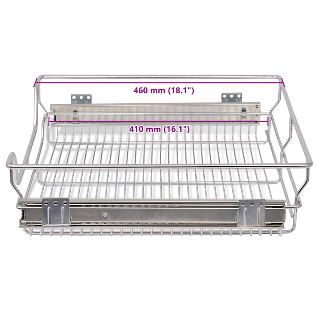 8718475973607_g_en_hd_7 vidaXL Pull-Out Wire Baskets 2 pcs Silver 600 mm - Image 9