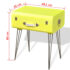 vidaXL Side Cabinet 49.5x36x60 cm Yellow - Image 7