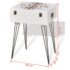 vidaXL Side Cabinet 40x30x57 cm White - Image 7