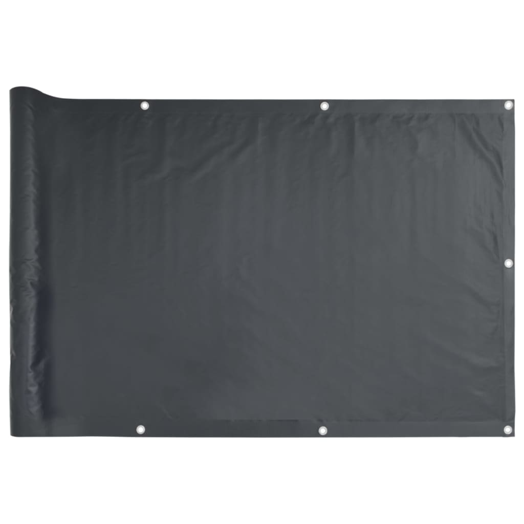 8718475975779_a_en_hd_1 vidaXL Balcony Screen Oxford Fabric 90x600 cm Anthracite - Image 2