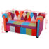 vidaXL Chesterfield Sofa 2-Seater Fabric - Image 5