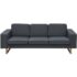 vidaXL 3-Seater Sofa Fabric Dark Grey - Image 2