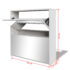 vidaXL Shoe Cabinet 2-Layer Mirror White 63x17x67 cm - Image 6