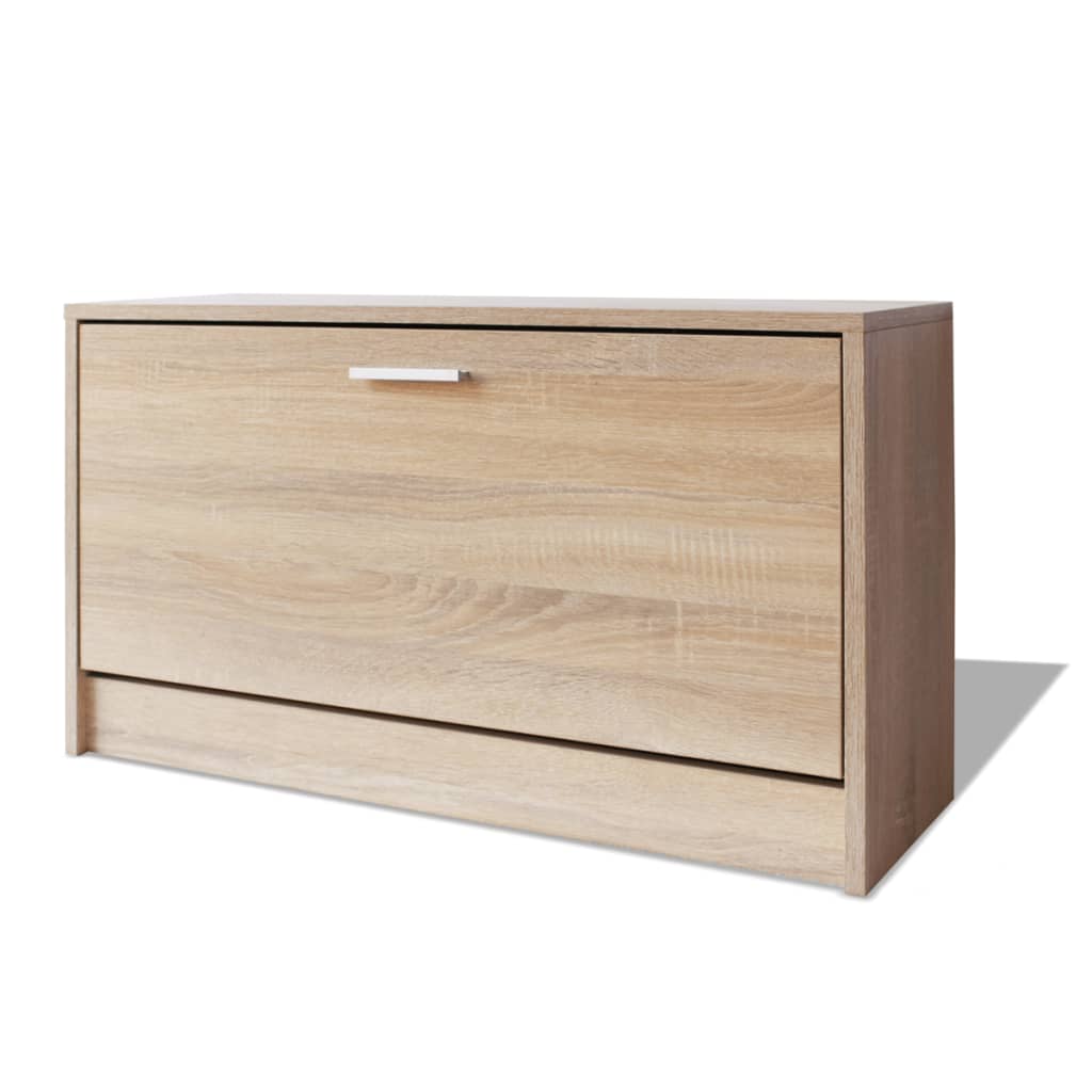 8718475977285_a_en_hd_1 vidaXL Shoe Storage Bench Oak 80x24x45 cm - Image 2
