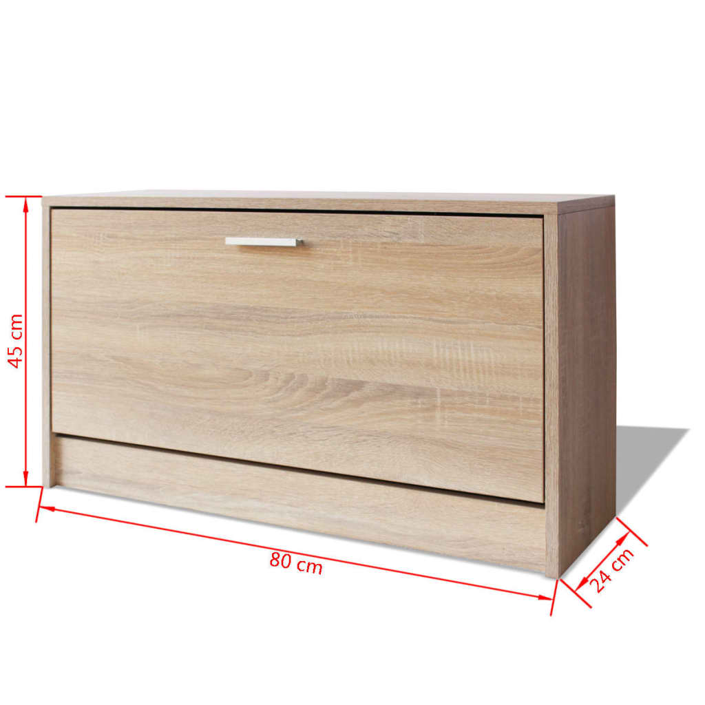 8718475977285_g_en_hd_4 vidaXL Shoe Storage Bench Oak 80x24x45 cm - Image 7