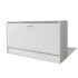 vidaXL Shoe Storage Bench White 80x24x45 cm - Image 2