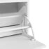 vidaXL Shoe Storage Bench White 80x24x45 cm - Image 5