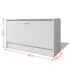 vidaXL Shoe Storage Bench White 80x24x45 cm - Image 6
