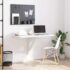 vidaXL Folding Wall Table White 100x60 cm - Image 4