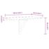 vidaXL Folding Wall Table White 100x60 cm - Image 10
