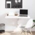 vidaXL Folding Wall Table White 100x60 cm