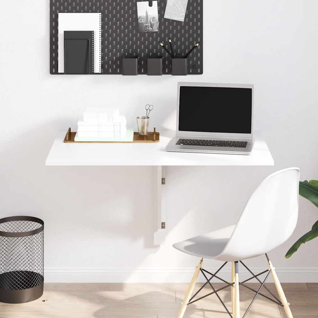 8718475977339_m_en_hd_1 vidaXL Folding Wall Table White 100x60 cm - Image 1