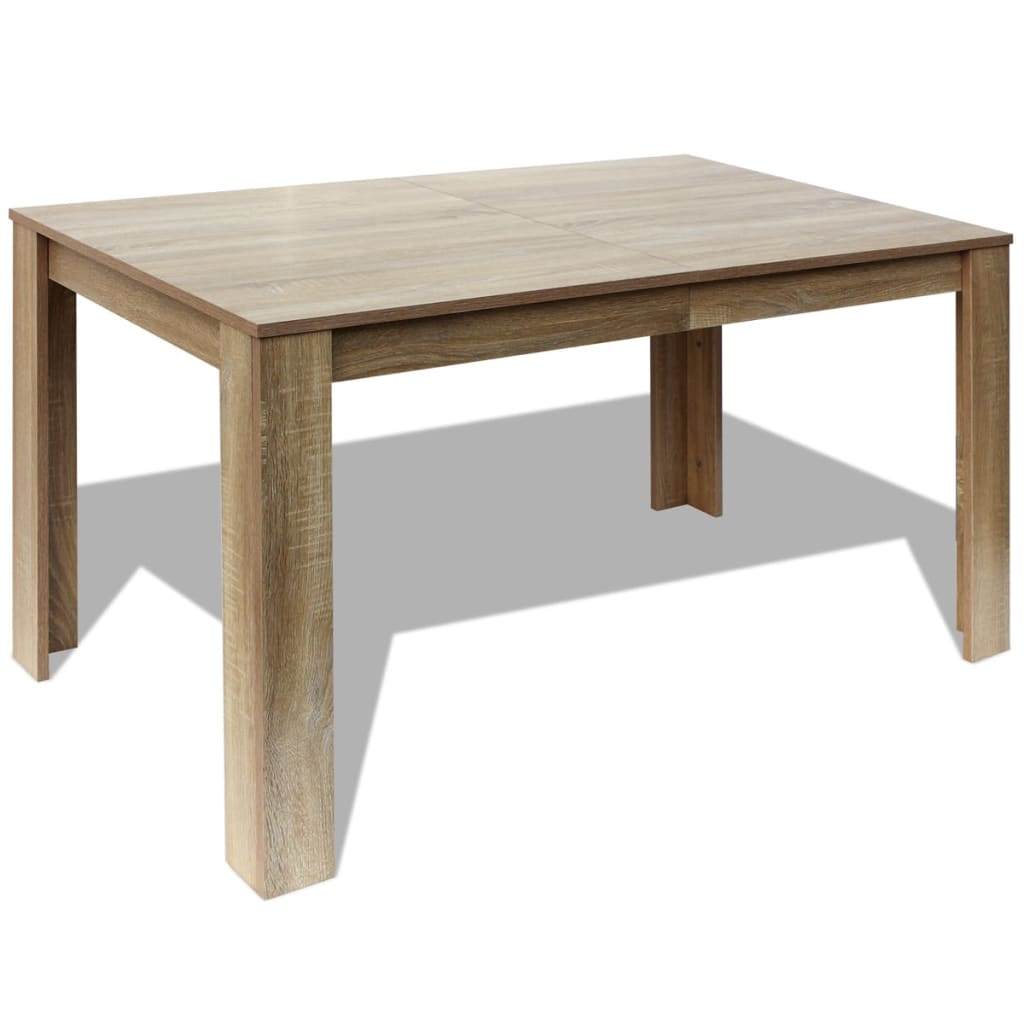 8718475977346_a_en_hd_1 vidaXL Dining Table 140x80x75 cm Oak - Image 2