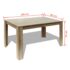 vidaXL Dining Table 140x80x75 cm Oak - Image 5