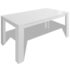 vidaXL Dining Table 140x80x75 cm White - Image 2