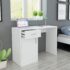 vidaXL Desk with Drawer and Cabinet White 100x40x73 cm