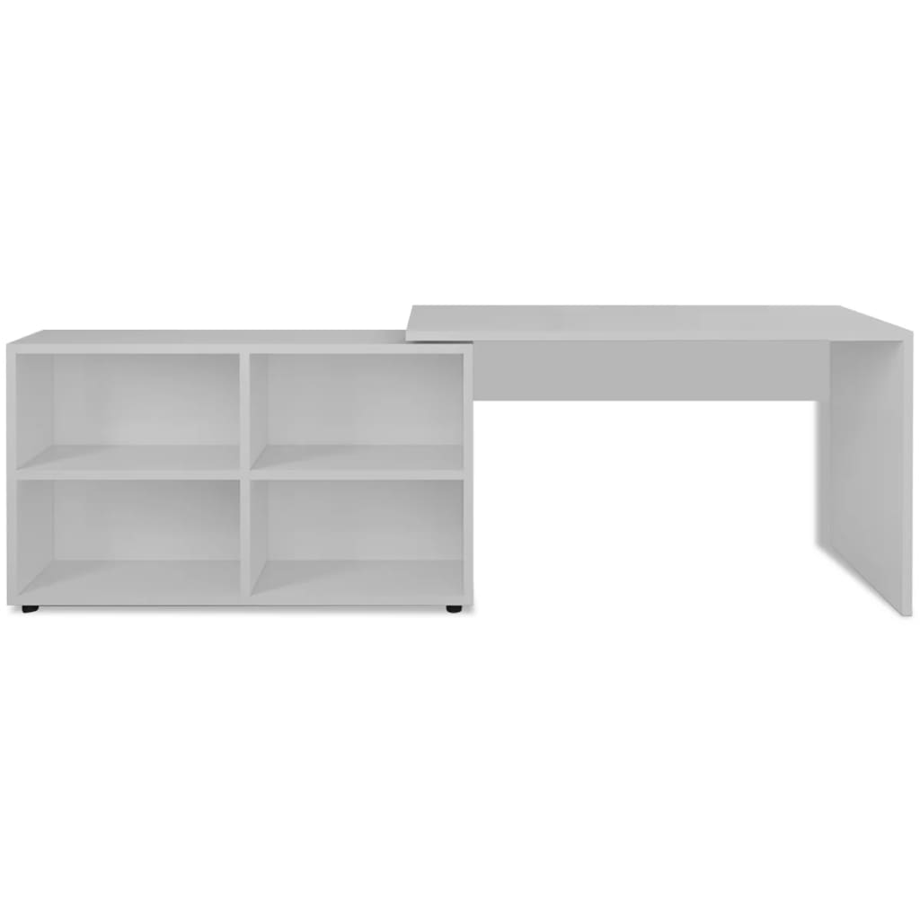 8718475977391_g_en_hd_1 vidaXL Corner Desk 4 Shelves White - Image 3