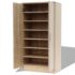 vidaXL Shoe Cabinet 7 Shelves Oak - Image 5