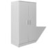 vidaXL Shoe Cabinet 7 Shelves White - Image 4