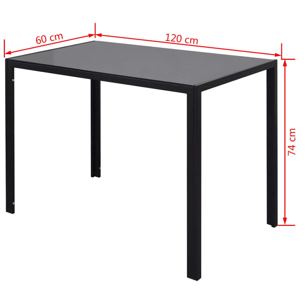 8718475977971_g_en_hd_5 vidaXL Seven Piece Dining Table Set Black and White - Image 7