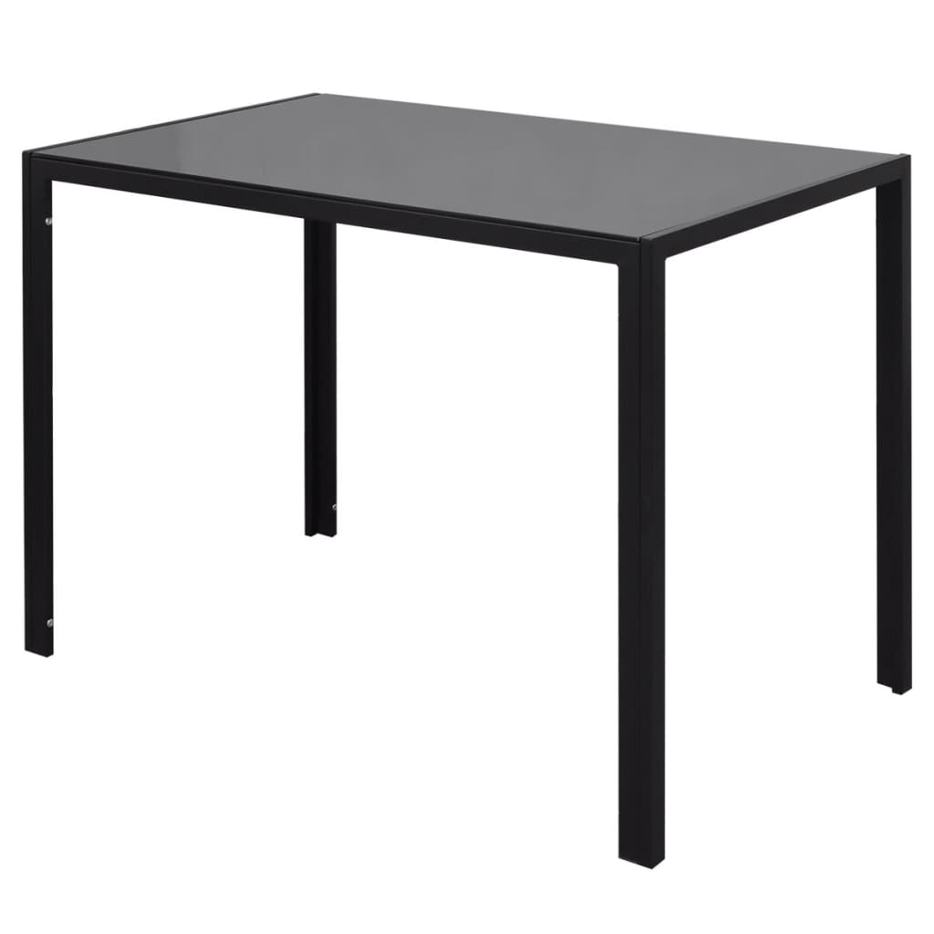8718475977988_g_en_hd_2 vidaXL Five Piece Dining Table Set Black and White - Image 4
